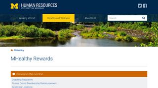 MHealthy Rewards | Human Resources University of Michigan