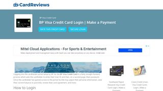 BP Visa Credit Card Login | Make a Payment - Card Reviews