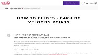 Velocity Member support |Earn Velocity Points | Velocity Frequent Flyer