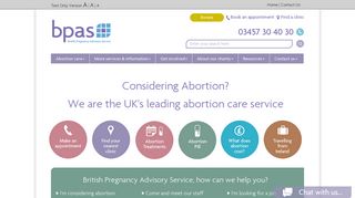 BPAS: Abortion clinics, Information, Advice and Treatment