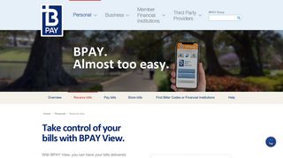 Manage your bills in your online banking - BPAY