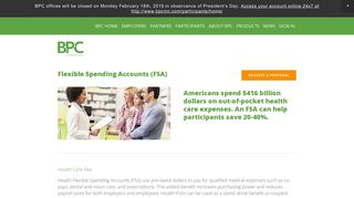Flexible Spending Accounts — BPC - Employee Benefits Administration