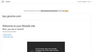 your Moodle site - Gnomio.com