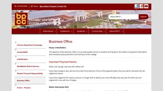 Business Office - Bossier Parish Community College