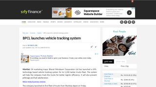 BPCL launches vehicle tracking system - Sify.com