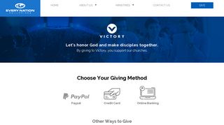Give via BPI Express Online - Victory