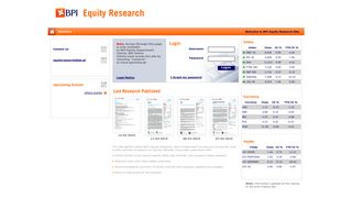 BPI Equity Research