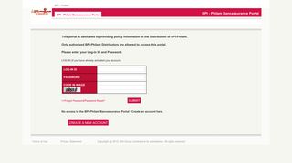Bancassurance Portal - Agency Portal