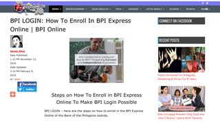 BPI LOGIN: How To Enroll In BPI Express Online | BPI Online