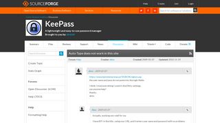 KeePass / Discussion / Help:Auto-Type does not work in this site ...
