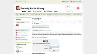 Logging In | Burnaby Public Library