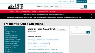 eCard Accounts | Frequently Asked Questions | Boston Public Library