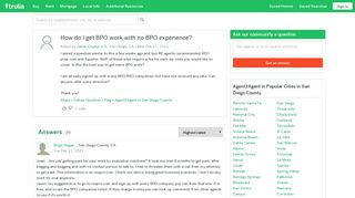 Agent2Agent: How do I get BPO work with no BPO experience? - Trulia