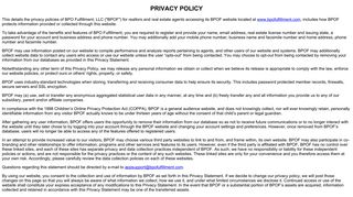 Privacy Policy - BPO Fulfillment