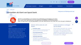 Aanmelden als klant van bpost bank