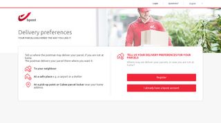 bpost - Personalize my delivery