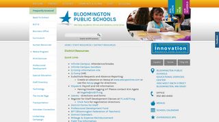 District Resources | Bloomington Public Schools - District #271