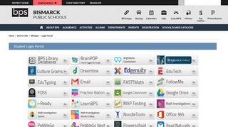 BPSapps / Student Login Portal - Bismarck Public Schools