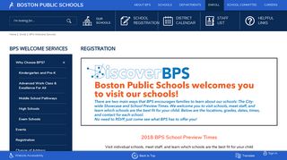 BPS Welcome Services / Registration - Boston Public Schools