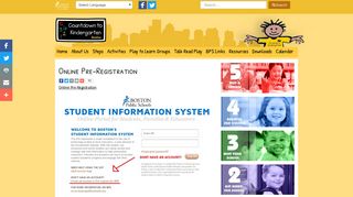 Online Pre Registration - Countdown to Kindergarten