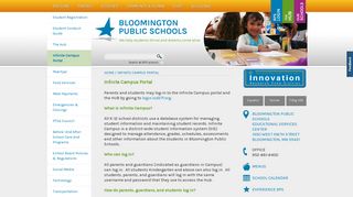Infinite Campus Portal | Bloomington Public Schools - District #271