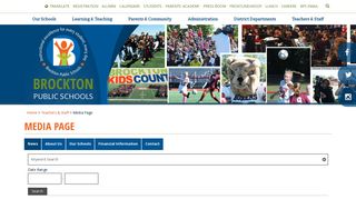 Media Page - Brockton Public Schools