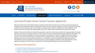Licensed Private Career School Teacher Applicants | Adult Career ...