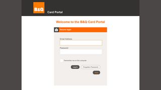 B&Q Business Portal | Sign In