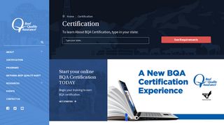 Certification - BQA