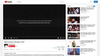 NBA Overtime: Rick Barry 1967 - YouTube