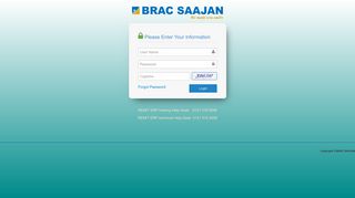 Remit ERP :: Log In - BRAC Saajan