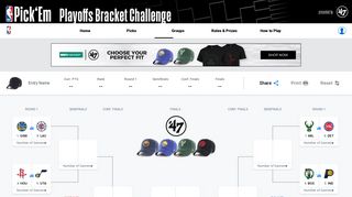 NBA Playoffs Bracket Challenge - NBA.com