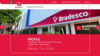 Profile - Bradesco - Integrated Report 2017 - Relato Web