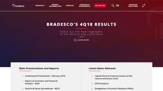 Investor Relations - Bradesco | RI