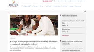 High School - Bradford Academy