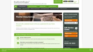 Bradford and Bingley Home Insurance