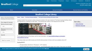 Bradford College Library | Bradford College