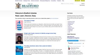 Bradford Libraries - Catalogue Home