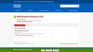 Contact - NHS Bradford Districts CCG - NHS