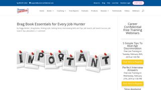 Brag Book Essentials for Every Job Hunter - Career Confidential