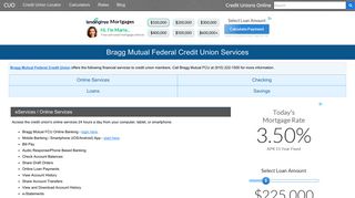 Bragg Mutual Federal Credit Union Services: Savings, Checking ...