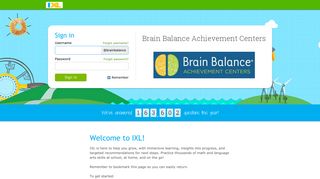 IXL - Brain Balance Achievement Centers