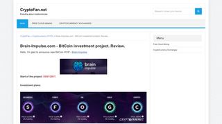 Brain-Impulse.com - BitCoin investment project. Review. » Evrything ...