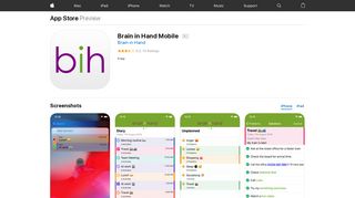 Brain in Hand Mobile on the App Store - iTunes - Apple