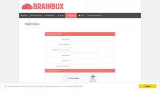 Register - BrainBux - Earn 0.10€ per click