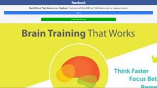 BrainHQ from Posit Science - Home | Facebook - Facebook Touch