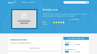 Brainly.co.za | Reviews & Ratings on WordUp