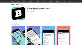 Brainly - Expert Homework Help on the App Store - iTunes - Apple