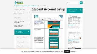 Creating a My BrainPOP Student Account - Step Guide
