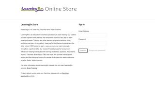 LearningRx Online Store